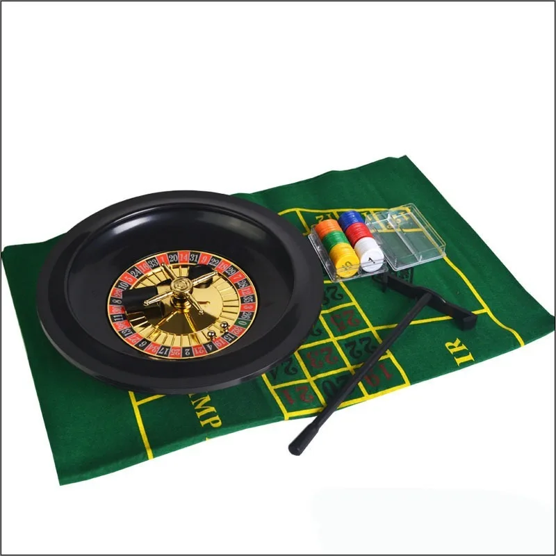 Board Game With Chips - Wheel Plastic Turntable Games Set Russian