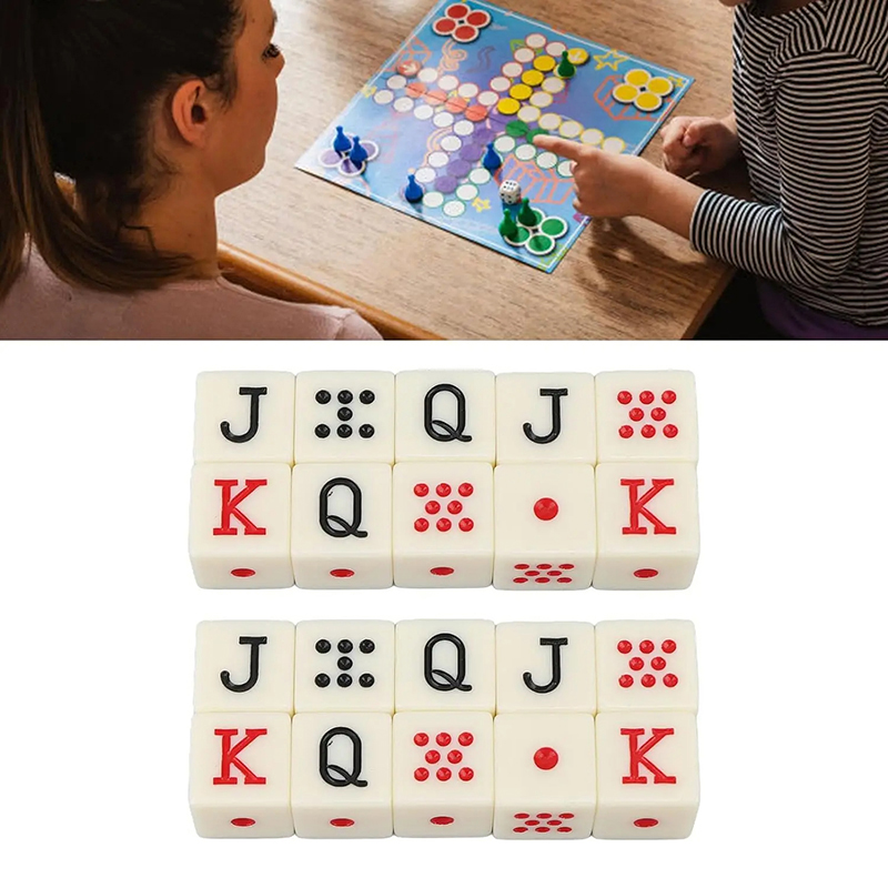 Board Game Ludo - 10Pcs/set 16mm Square Corner Acrylic Poker