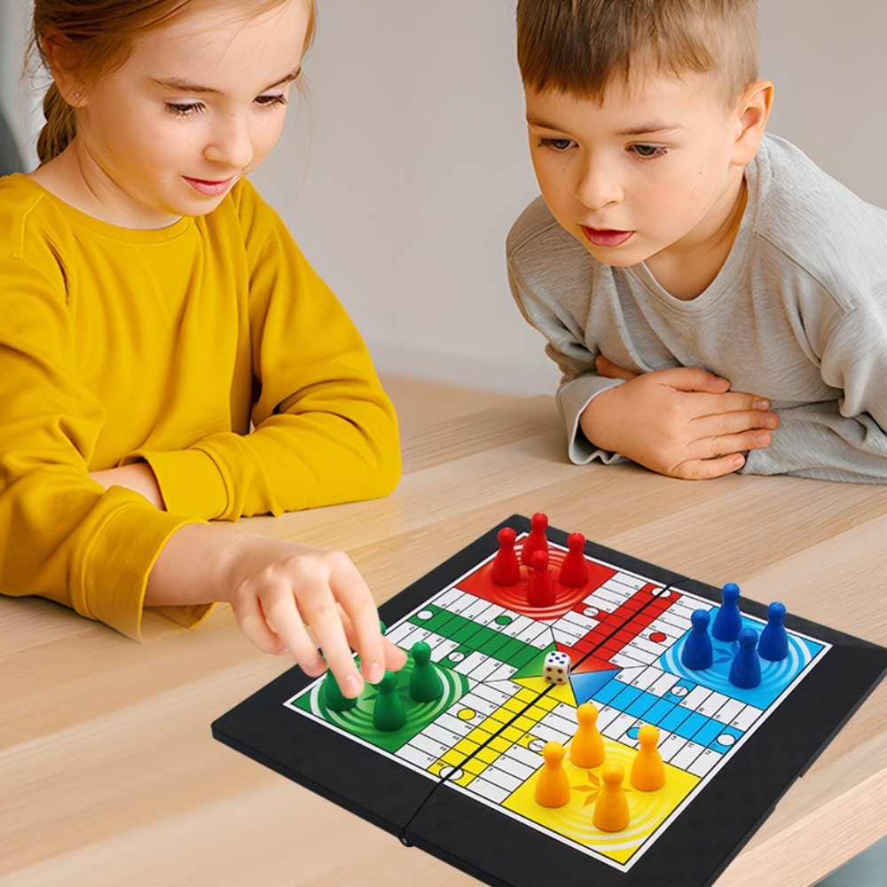 Board Game Ludo - Classic Foldable Ludo Game Set Parent