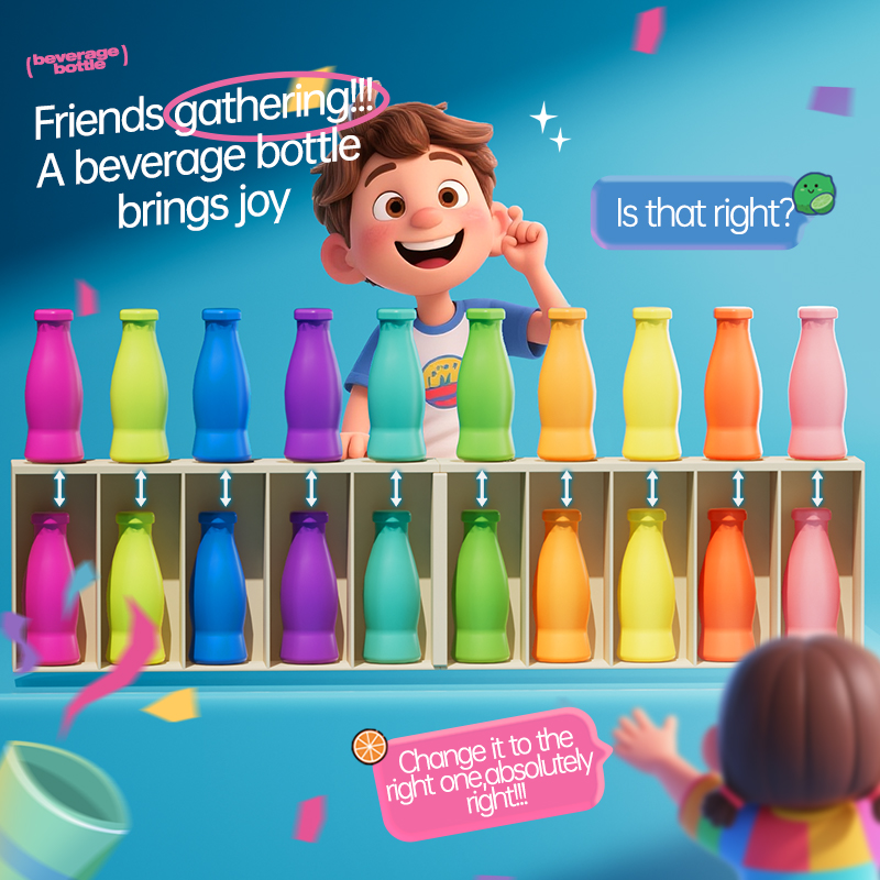 Board Game Nations - Popular Children's Fun Drinks with Color