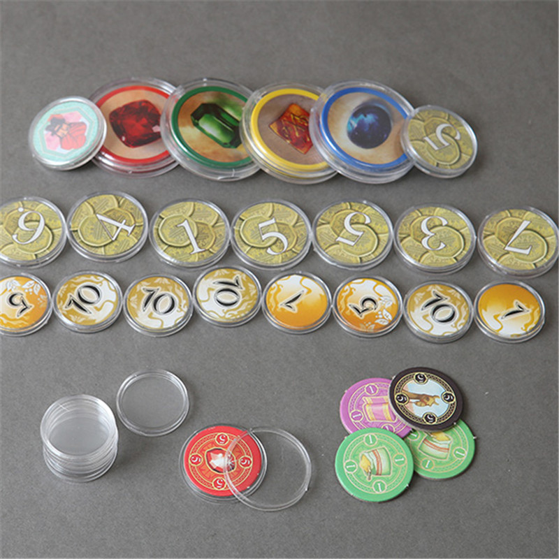 Board Game With Chips - 20/50Pcs 15Sizes 18-45mm Clear Plastic Protector