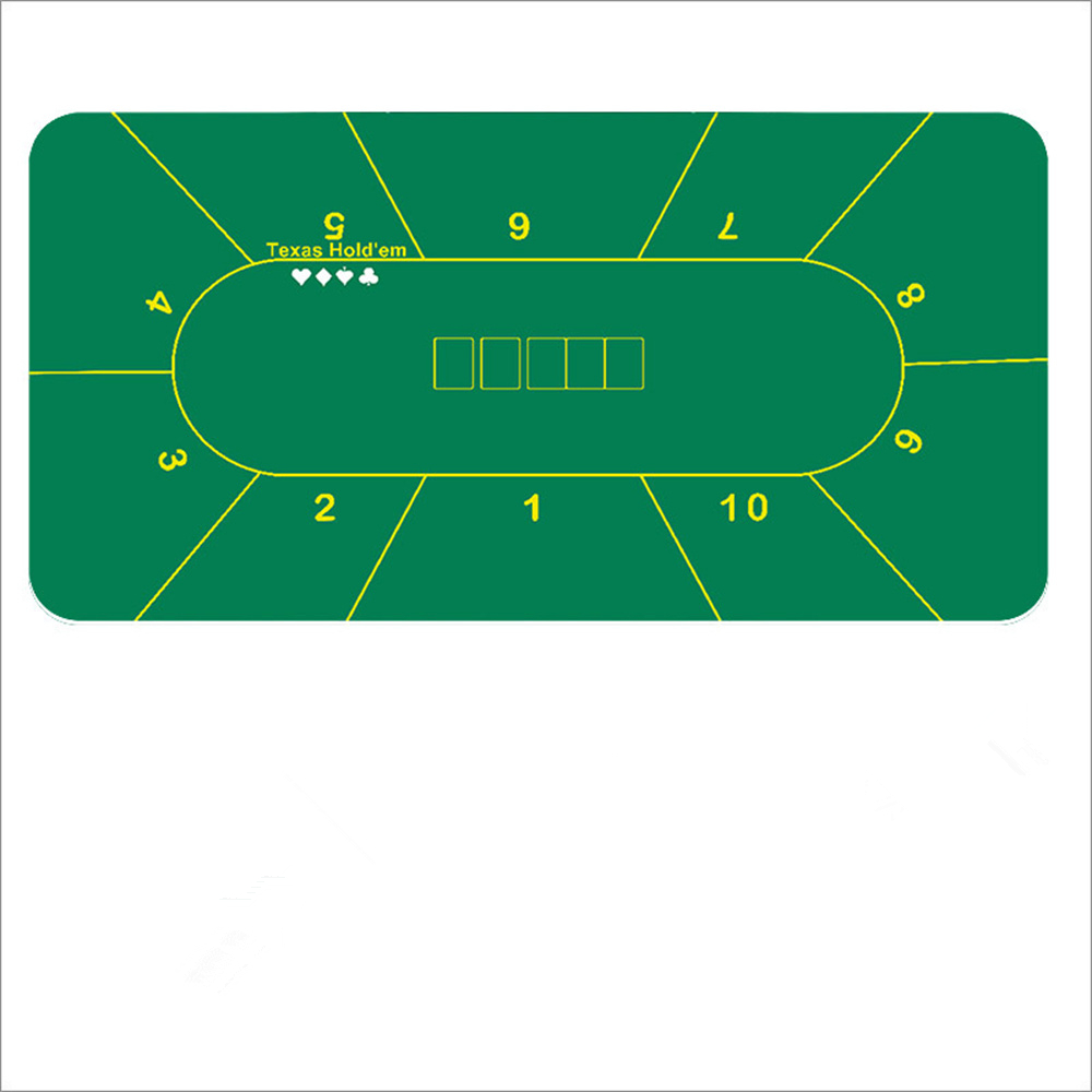 Board Game With Chips - Anti-slip Casino RubberThicken Texas Hold'em Table