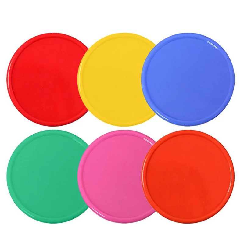Board Game With Chips - 50Pcs/set Colored plastic coin blank, integral