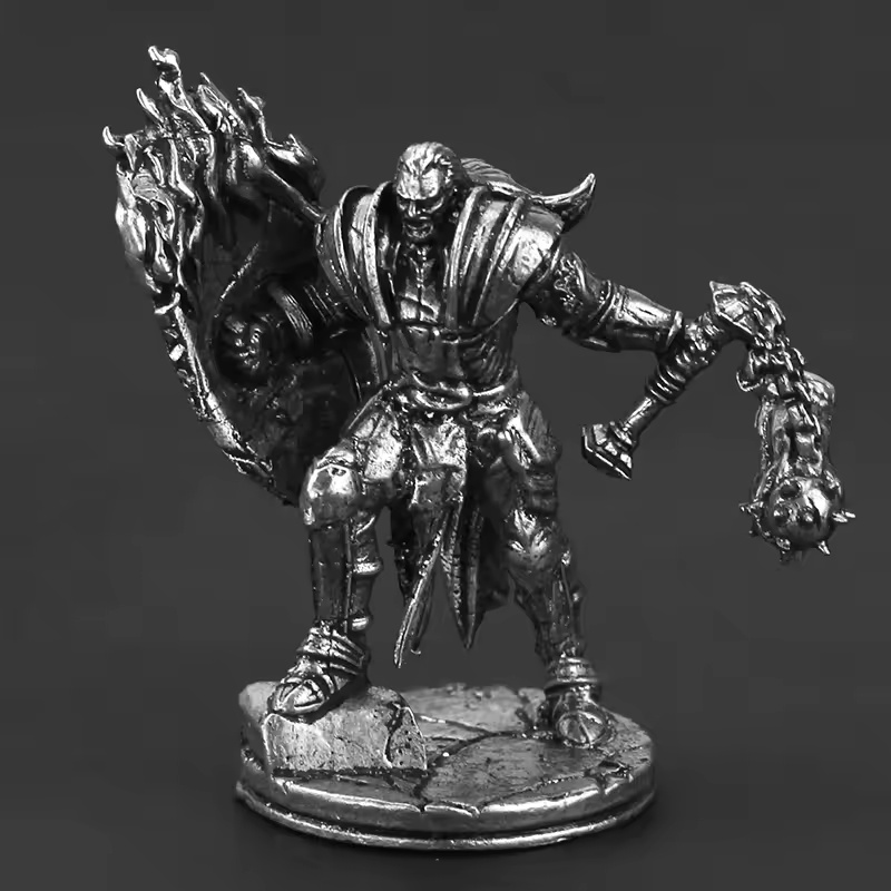 White Brass Viking Warrior Min - Board Game Vikings review and price