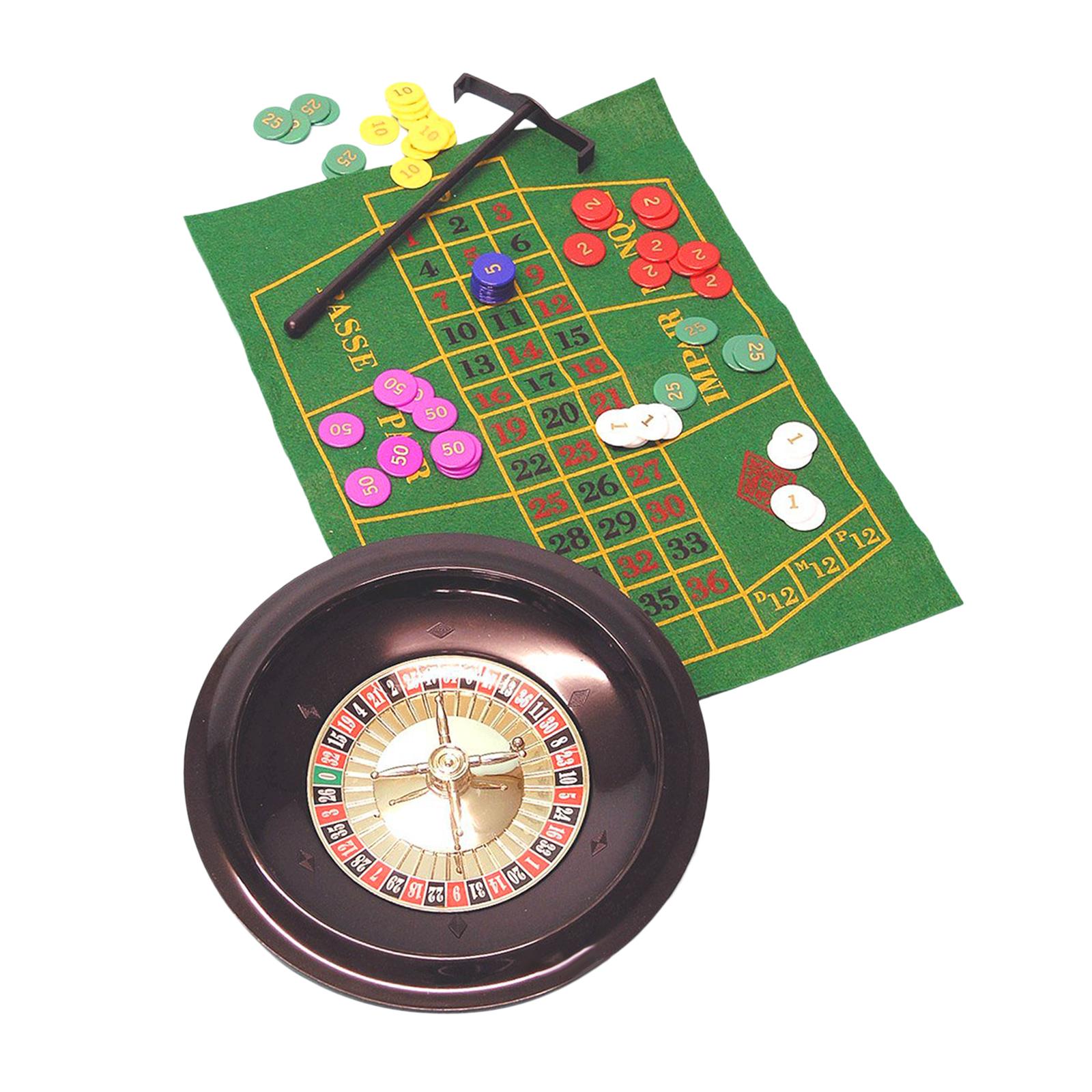 10 Inches Roulette Wheel with  - Board Game With Chips review and price