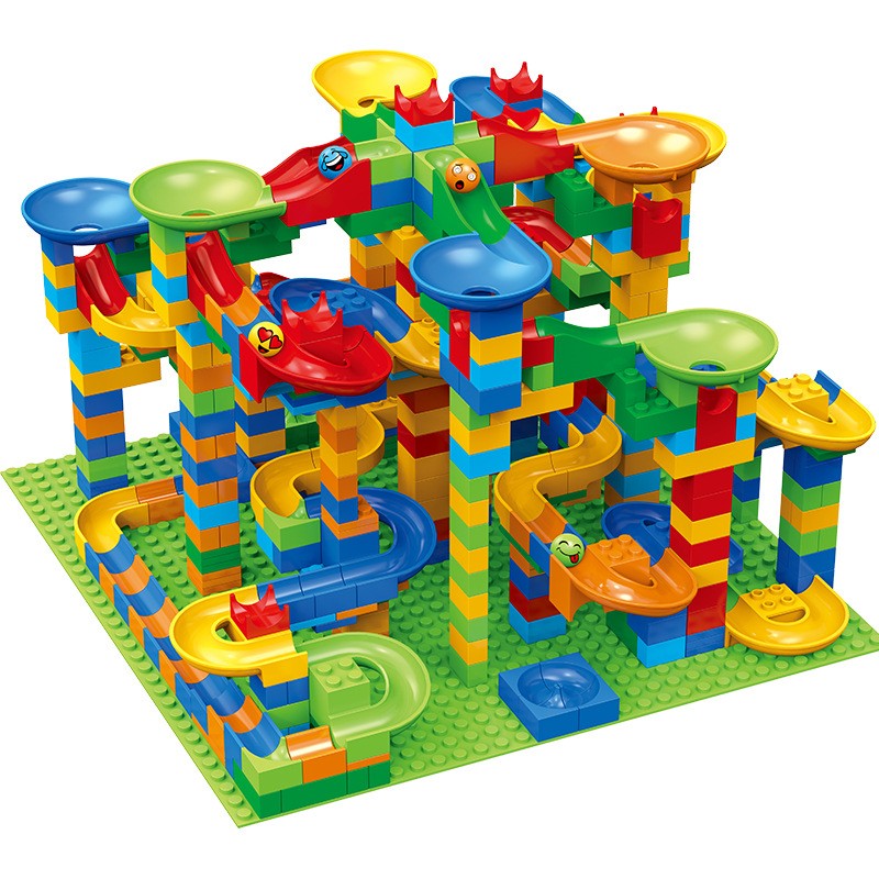 84-504PCS Marble Race Run Bloc - Lego Set Creator review and price