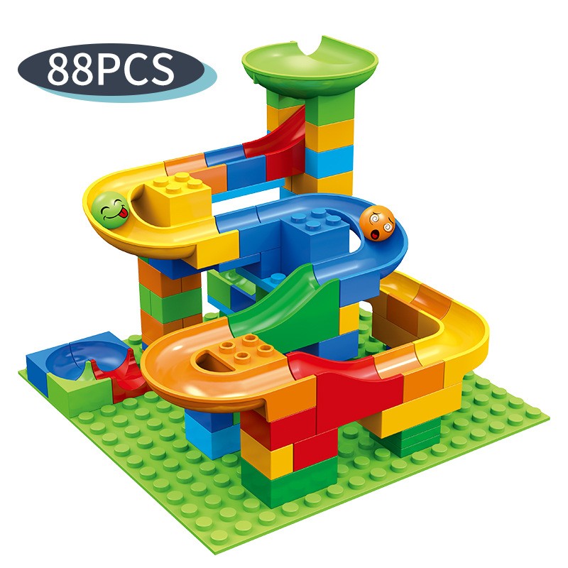 84-504PCS Marble Race Run Bloc - Lego Set Creator review and price