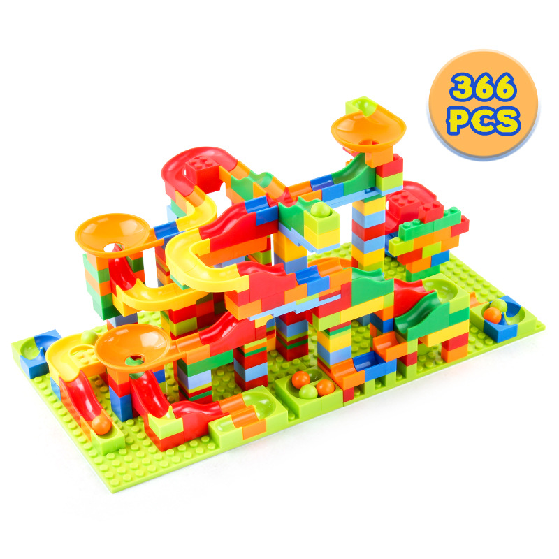 84-504PCS Marble Race Run Bloc - Lego Set Creator review and price