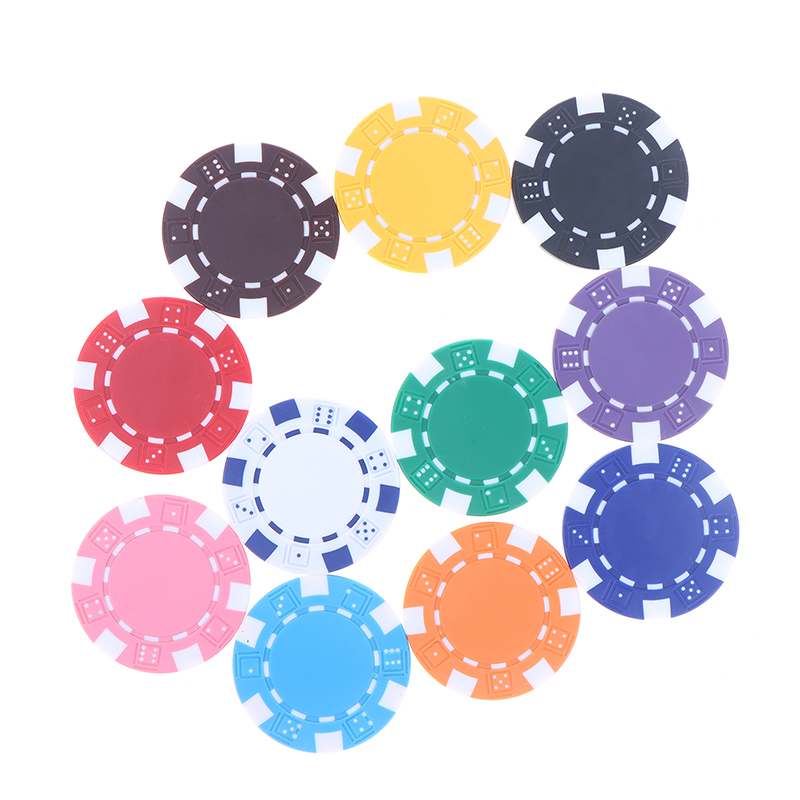 B*10 Pcs 11.5g ABS Plastic Pok - Board Game With Chips review and price