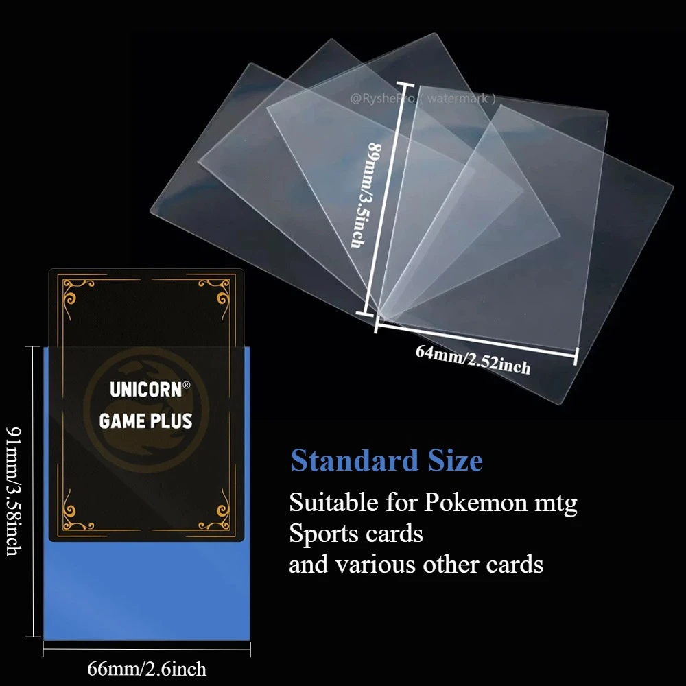 200PCS Card Sleeves Trading Ca - Board Game Pokemon review and price