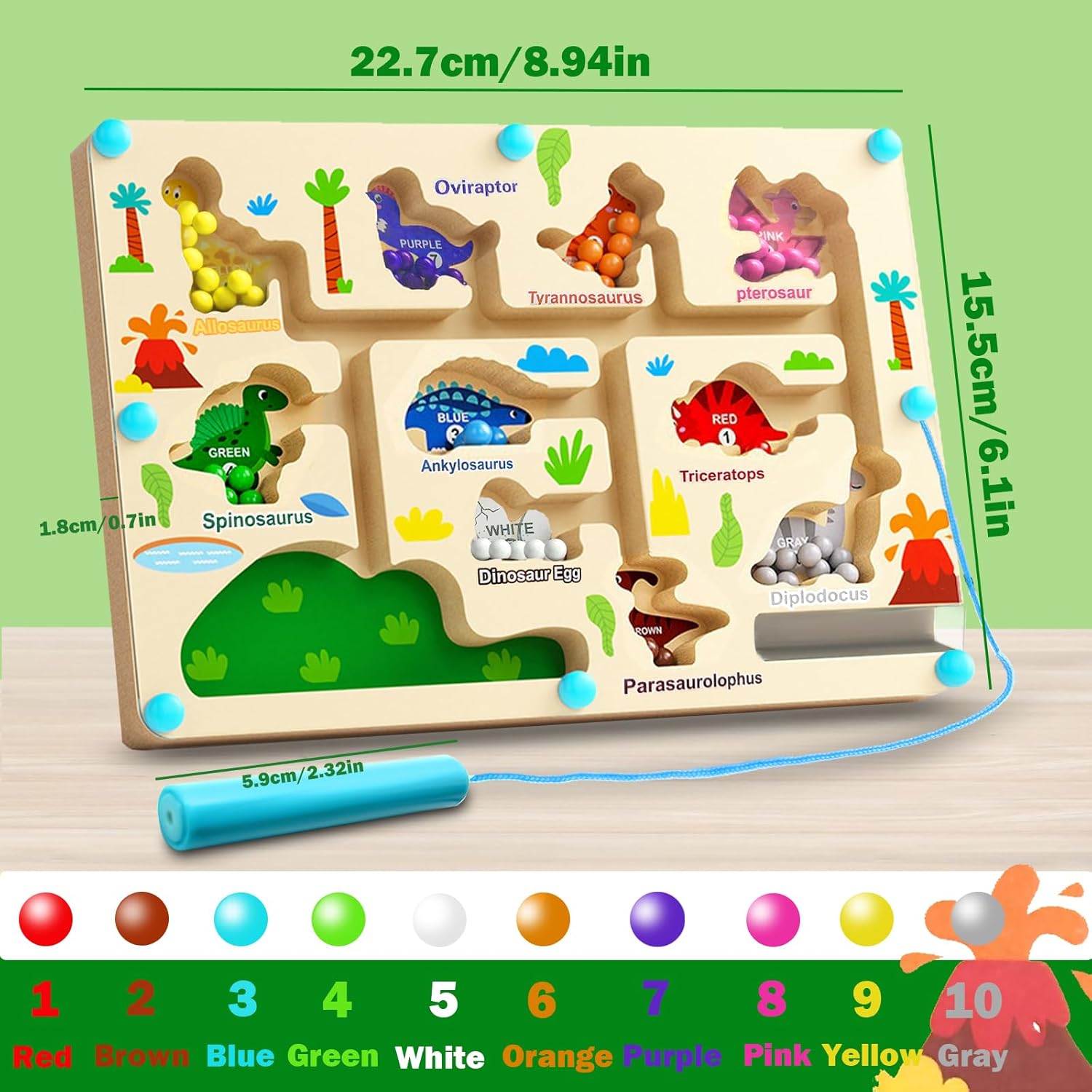 Magnetic Color & Number Maze M - Board Game Qwirkle review and price