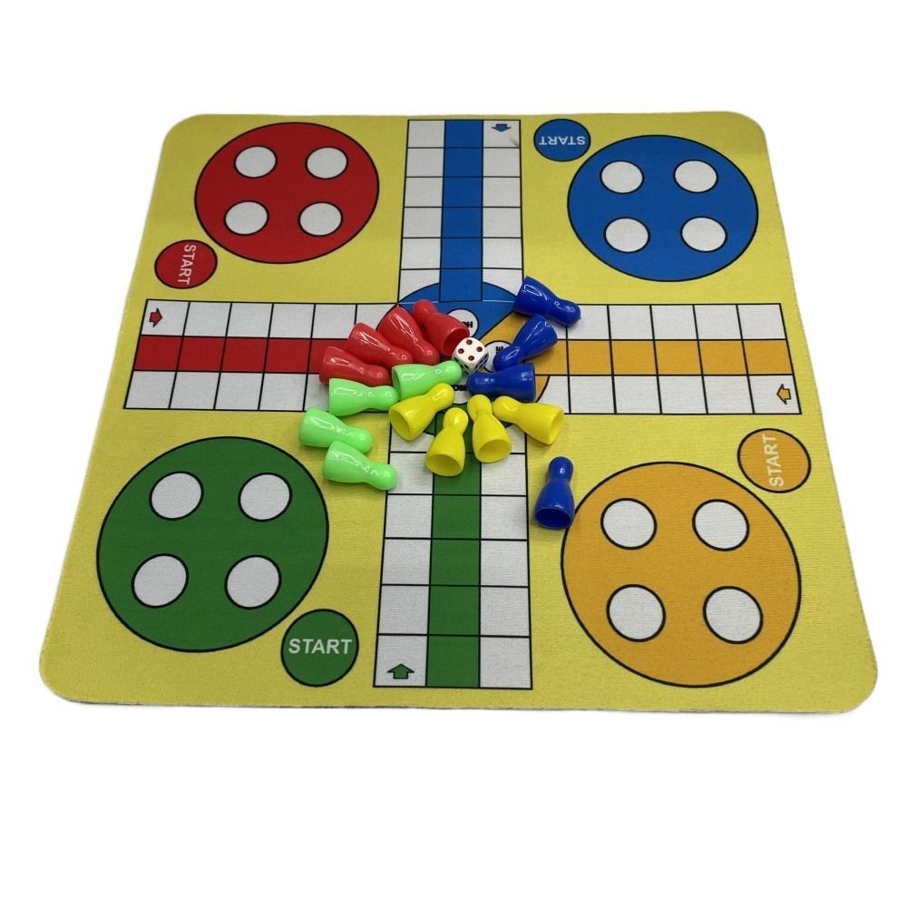 Family With Mouse Pad Flying C - Board Game Ludo review and price