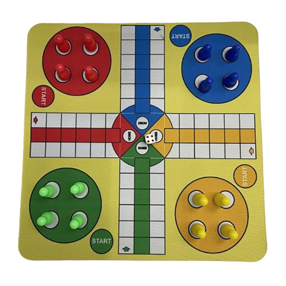 Family With Mouse Pad Flying C - Board Game Ludo review and price
