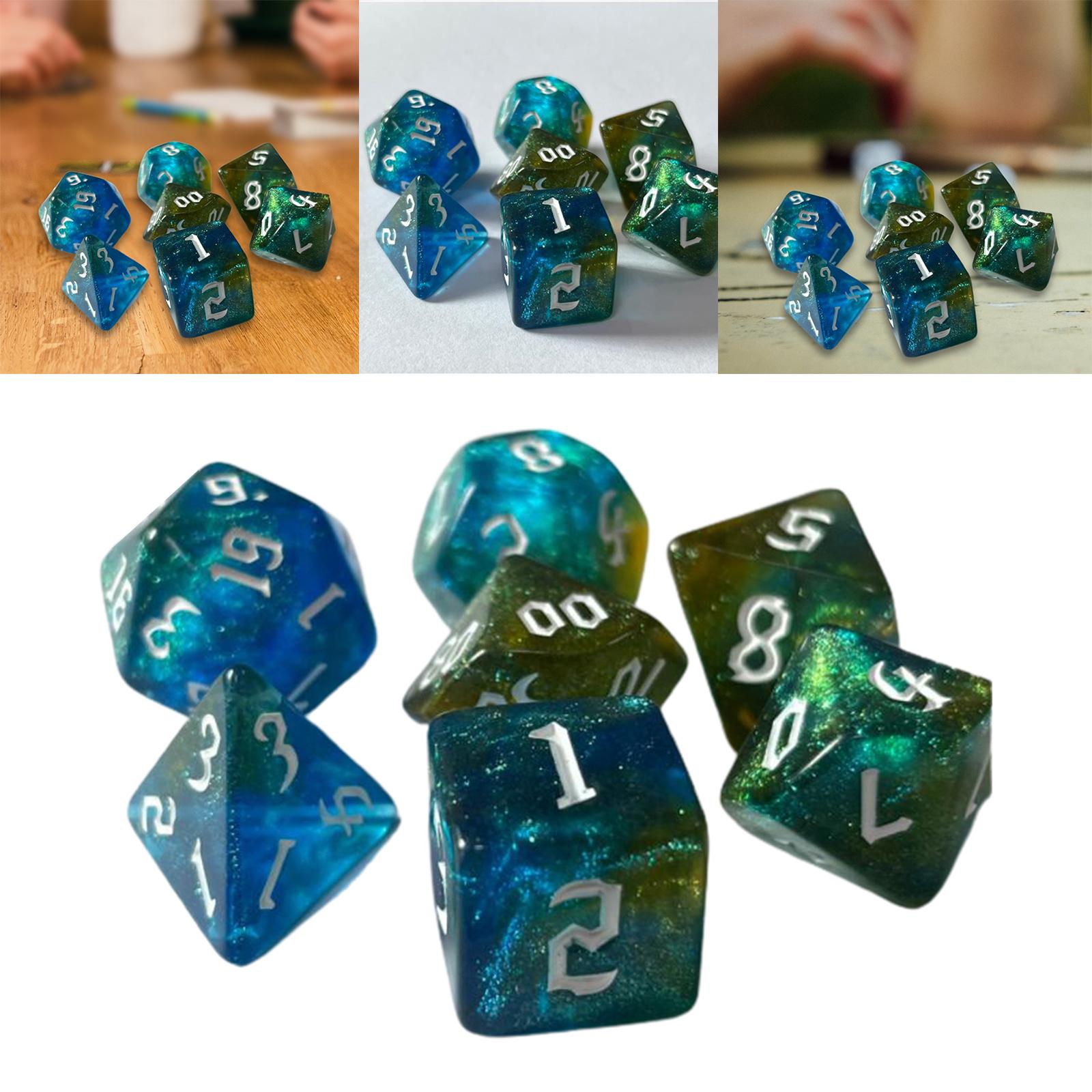 7/10PCS Role Playing Game Dice - Board Game Ludo review and price