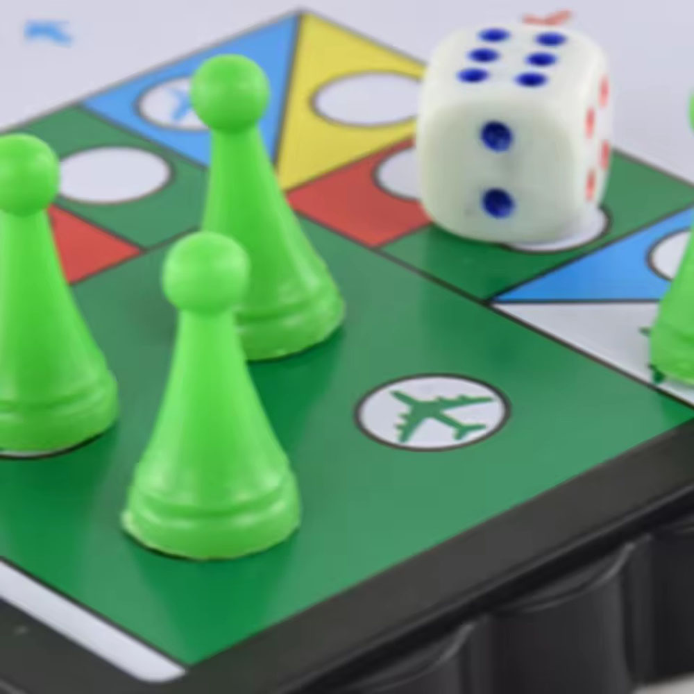Foldable magnetic flying chess - Board Game Ludo review and price