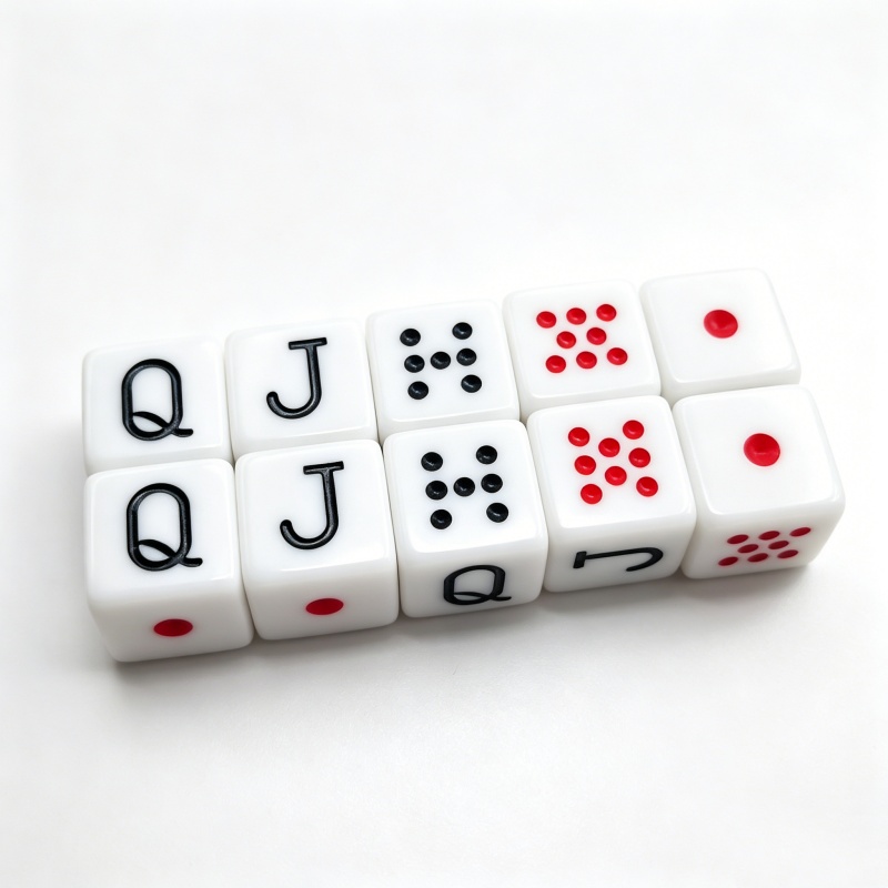 10Pcs/set 16mm Poker Dice Game - Board Game Ludo review and price