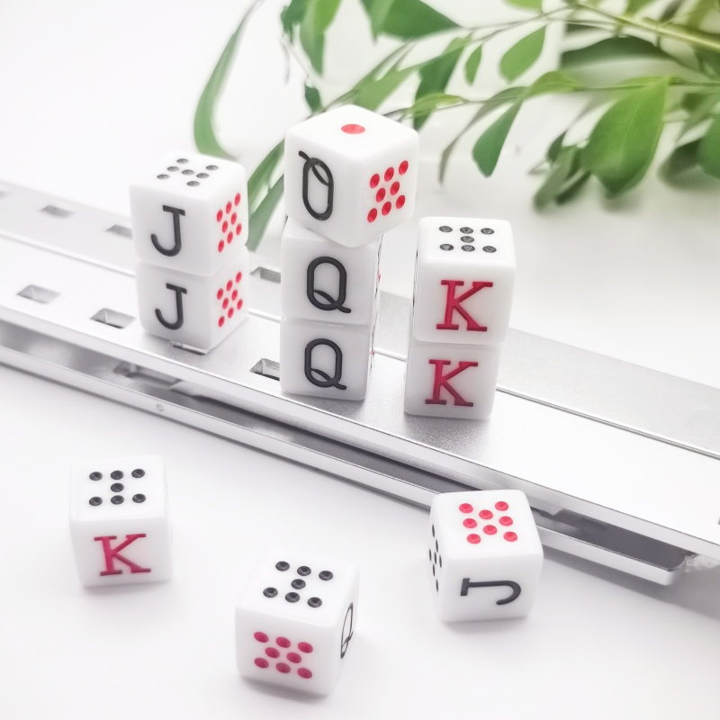 10Pcs/set 16mm Poker Dice Game - Board Game Ludo review and price