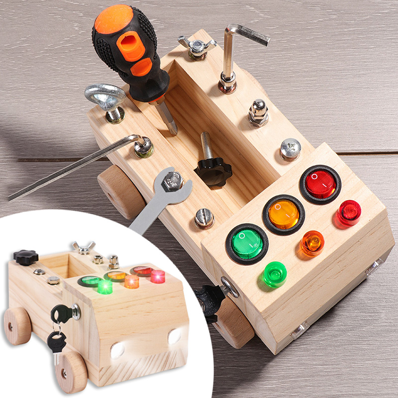 Wooden Montessori Busy Board S - Board Game China review and price