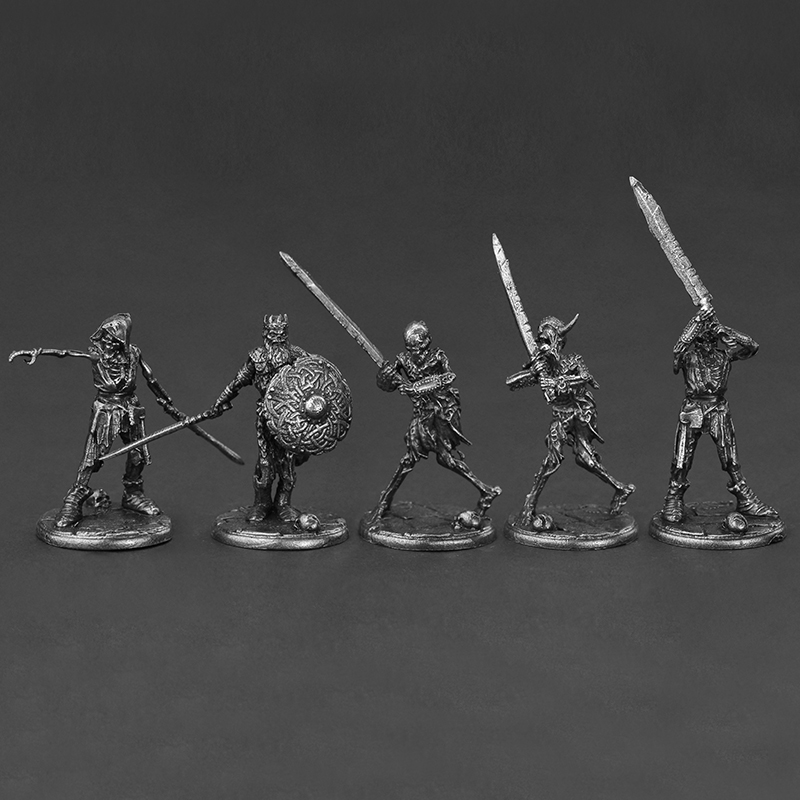 Viking Skull Warrior Corps Met - Board Game Vikings review and price