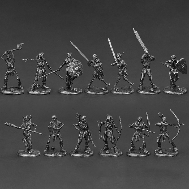 2025 Metal Viking Skeleton War - Board Game Vikings review and price