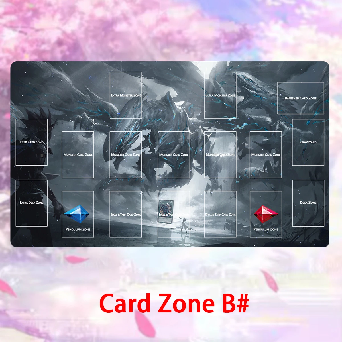 YuGiOh Playmat Neo Blue-Eyes U - Board Game Zone review and price