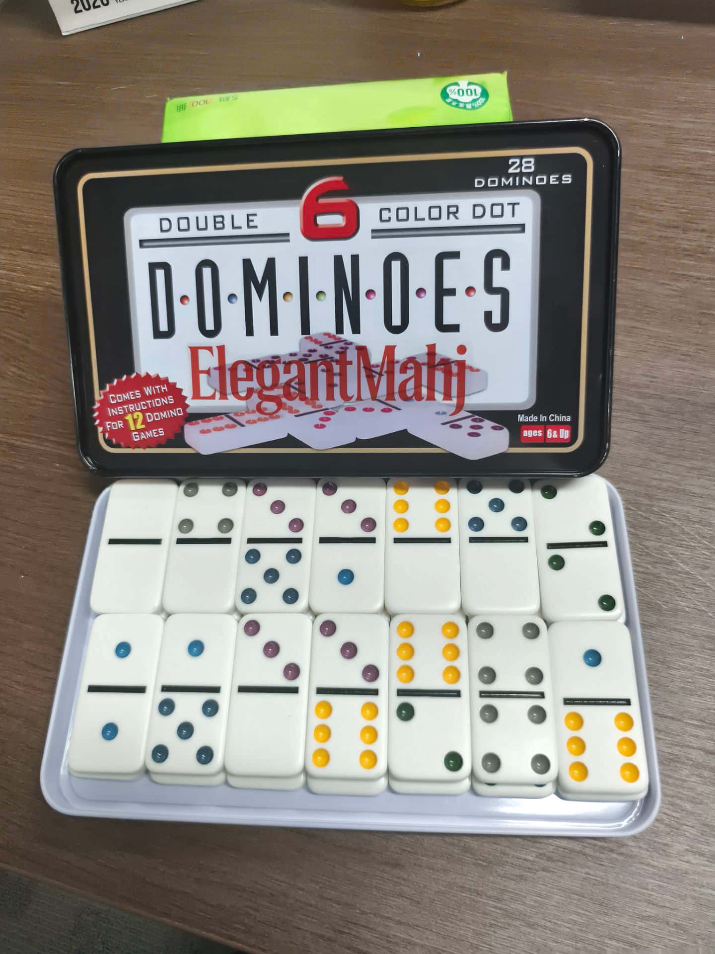 ElegantMahj Double Six Dominoe - Board Game Family review and price