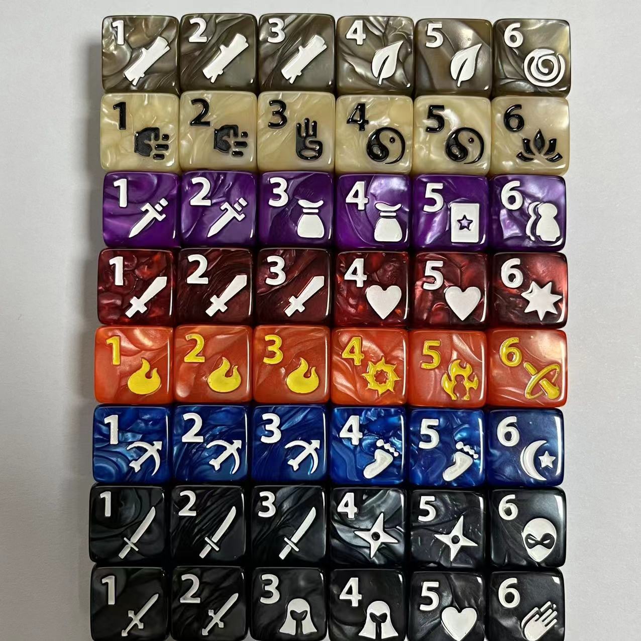 10 Pcs Set of New 16mm 6 Sided - Board Game Ludo review and price